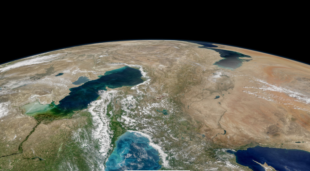 Фотография Земли из космоса. NASA